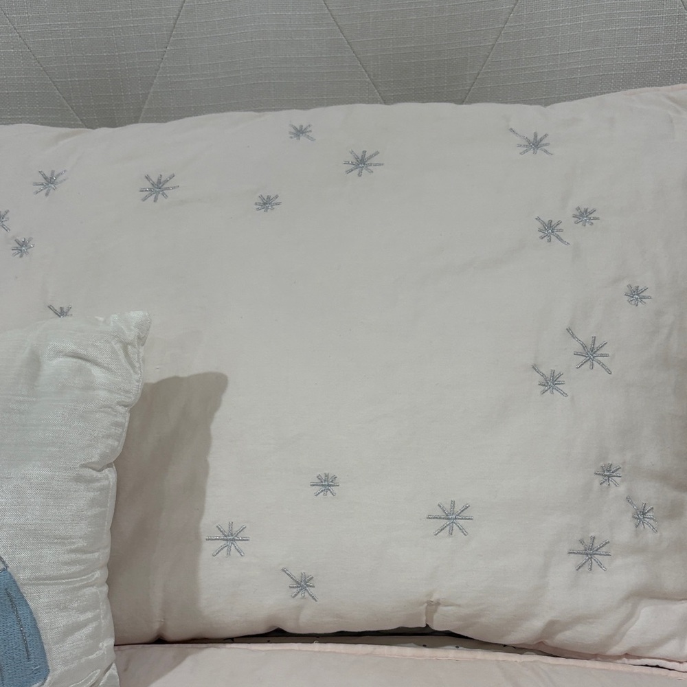 POTTERY BARN KIDS DISNEY Princess-Themed Light Pink Bedding Set - Picture 8 of 16